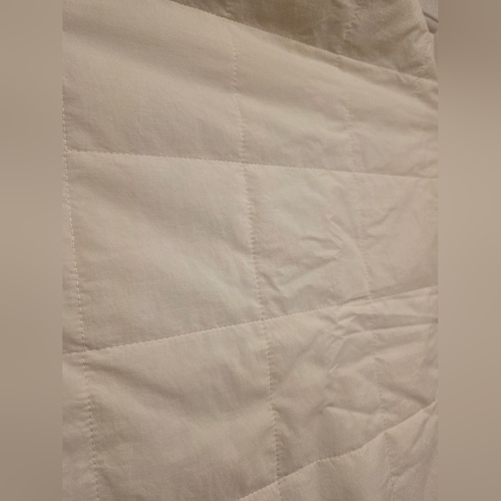 FP Movement by Free People Triangle Quilted Scarf in Ivory New Without Tags - Picture 8 of 8